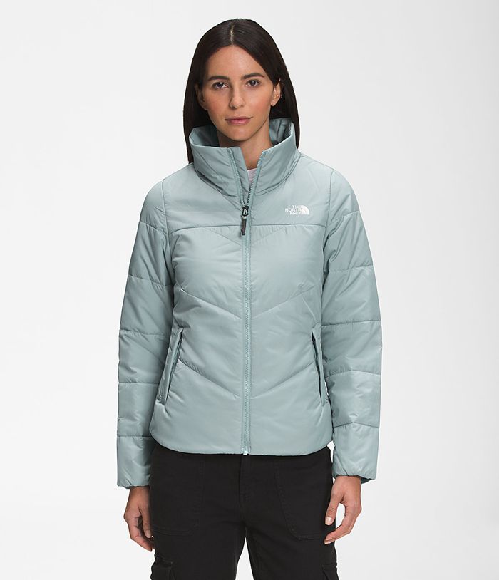 Plumifero The North Face Mujer Plateadas Azules Explore Farther 38197AGOV